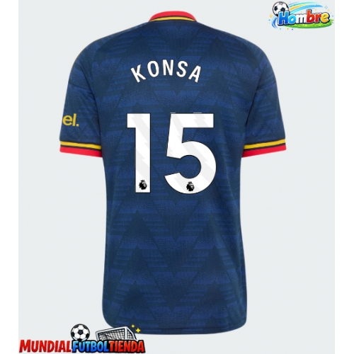 Camiseta Arsenal Ezri Konsa #15 Segunda Equipación Replica 2026-27 mangas cortas